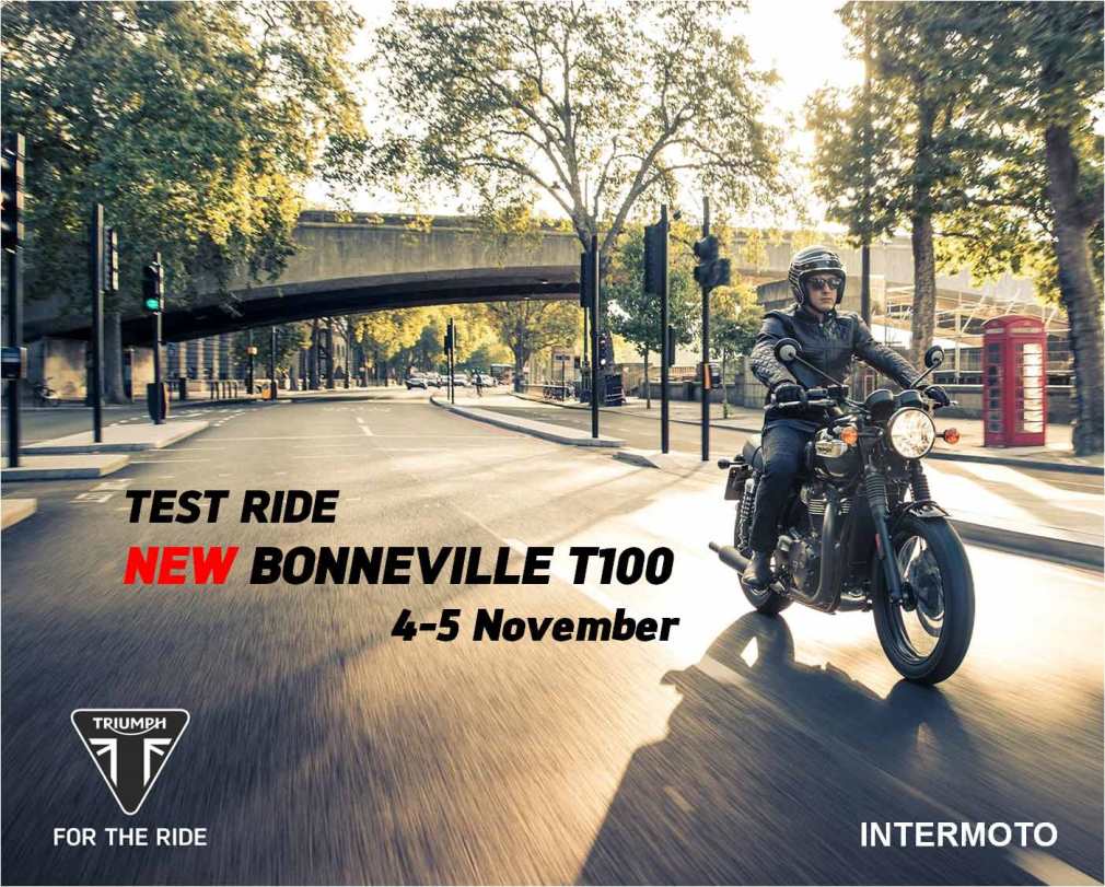 TEST RIDE NEW BONNEVILLE T100